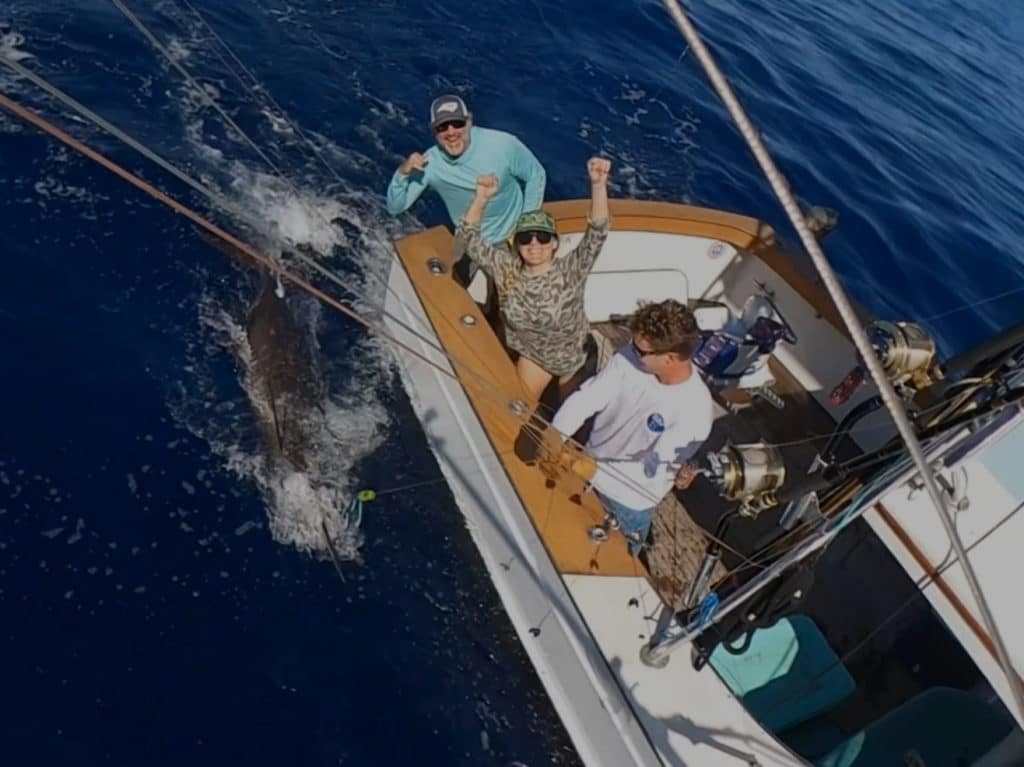 Kona marlin fishing Visions of Grander.