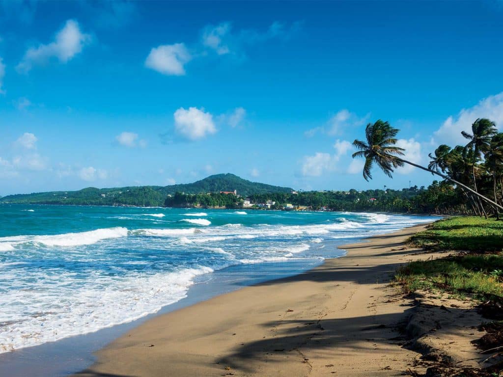 A peaceful beach in Grenada.