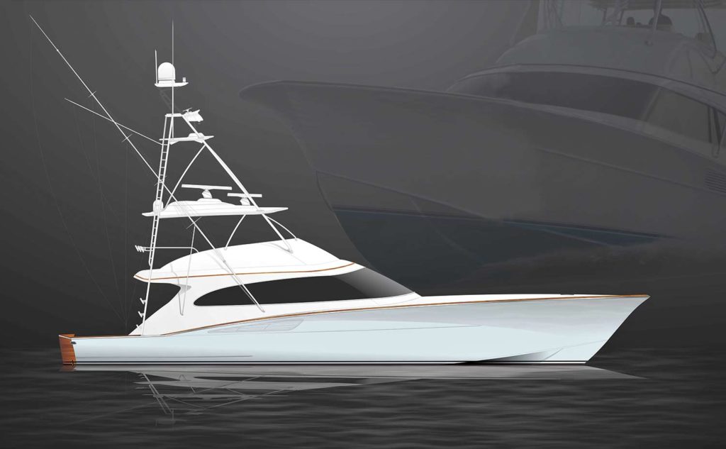 F&S Boatworks 68 digital render