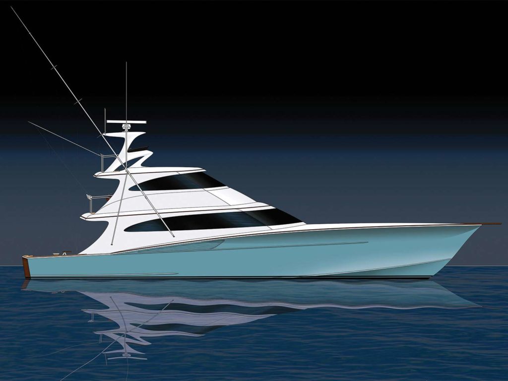 Spencer Yachts 77 digital render
