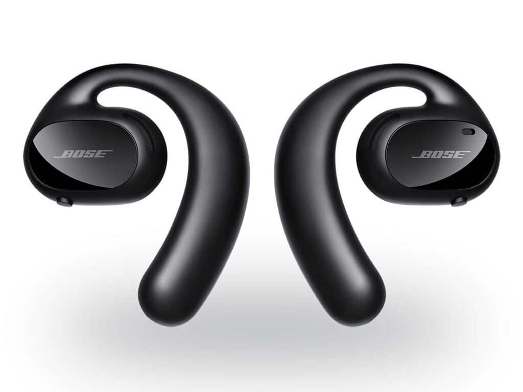 Bose Sport Earbuds isolated on a white background.