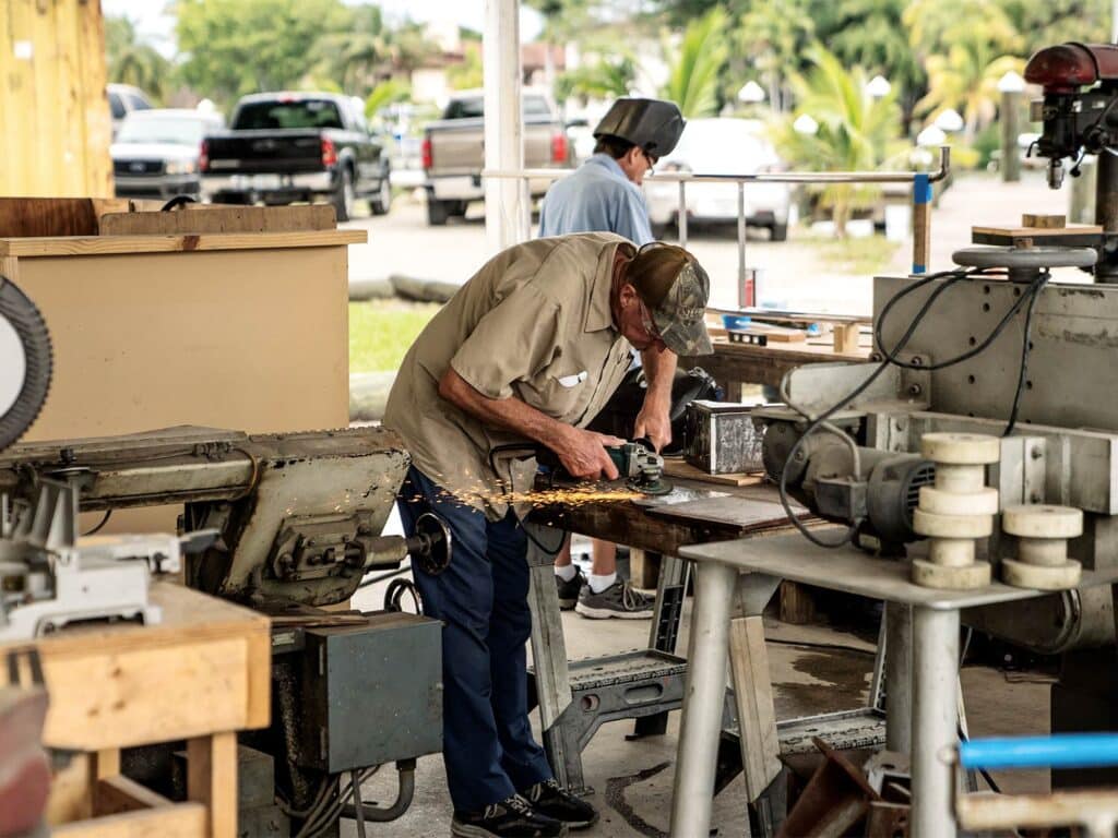 Michael Rybovich & Sons workers and crafters.