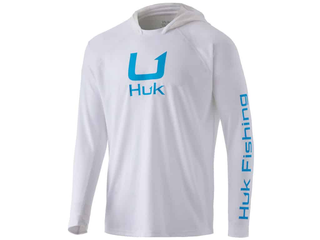 Huk Icon Performance Knit Shirt isolated on a white background
