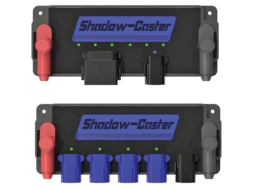 Shadow-Caster power-control module on a white background.