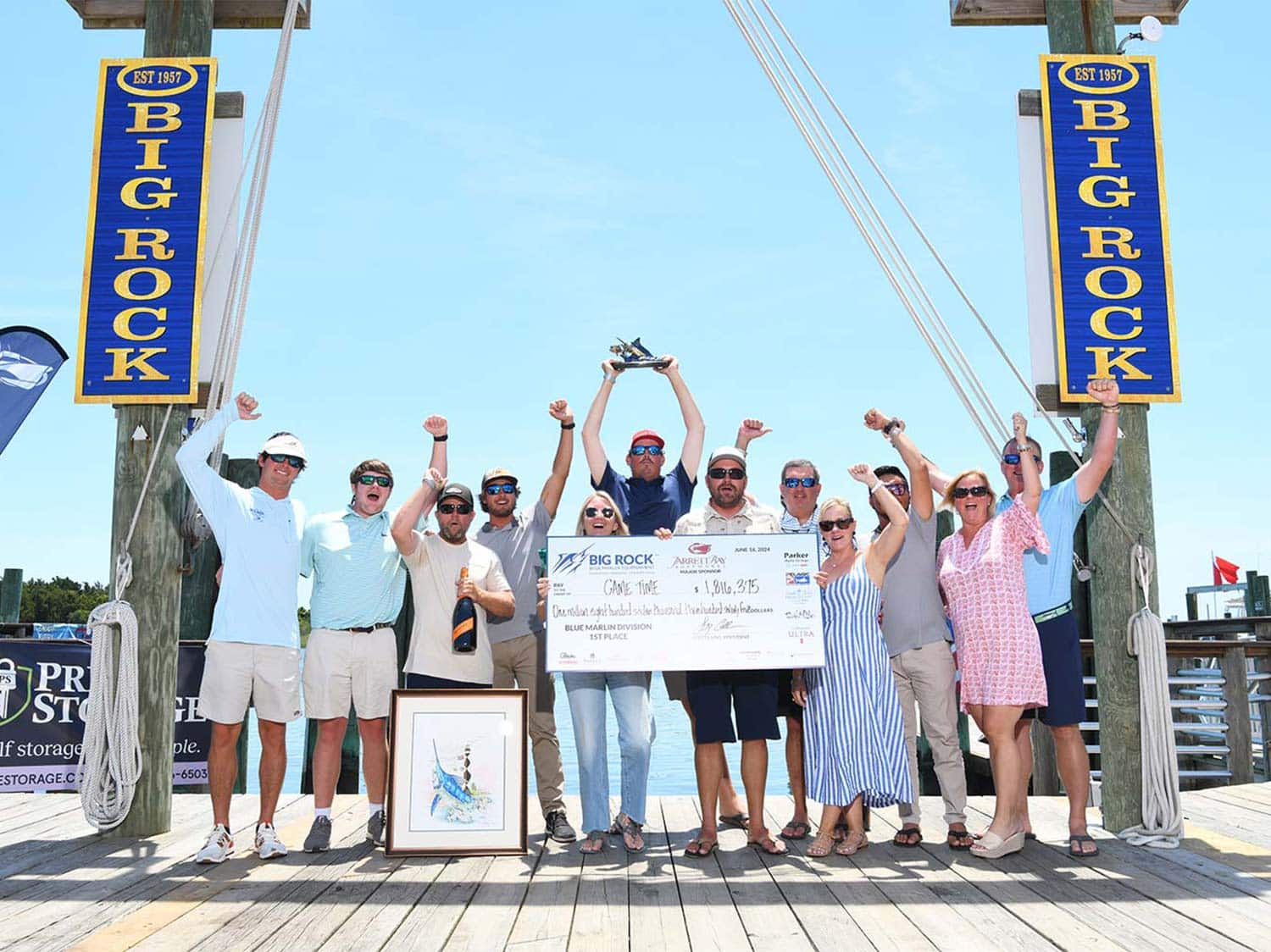 Game Time Wins Big Rock Blue Marlin Tournament with Historic Payouts Marlin