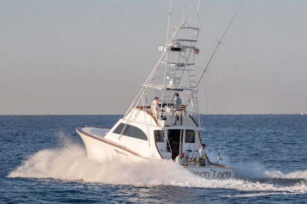 Set up for comfort and luxury, the 44-foot Kincheloe Nickerson, Poco Loco, is the second-largest and sixth classic wood boat in the Casa Vieja fleet.