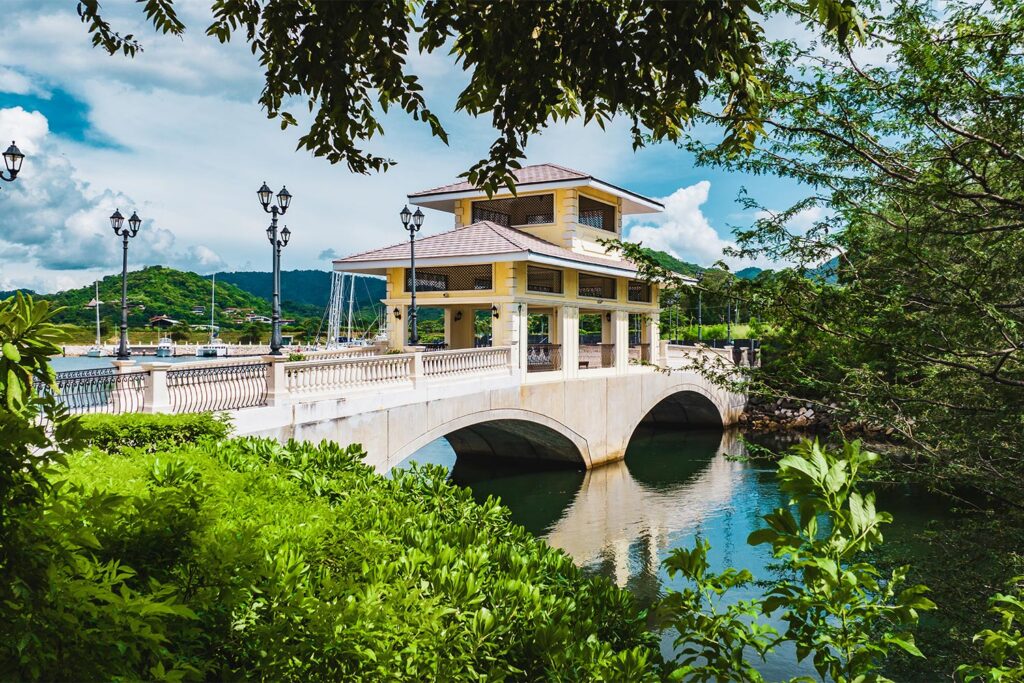 A bridge located next to Marina Flamingo