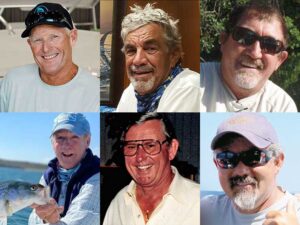 A collage of sport-fishing captains honored at the IGFA Tommy Gifford awards.