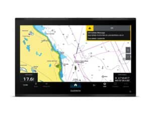 Garmin AIS-equipped digital display.