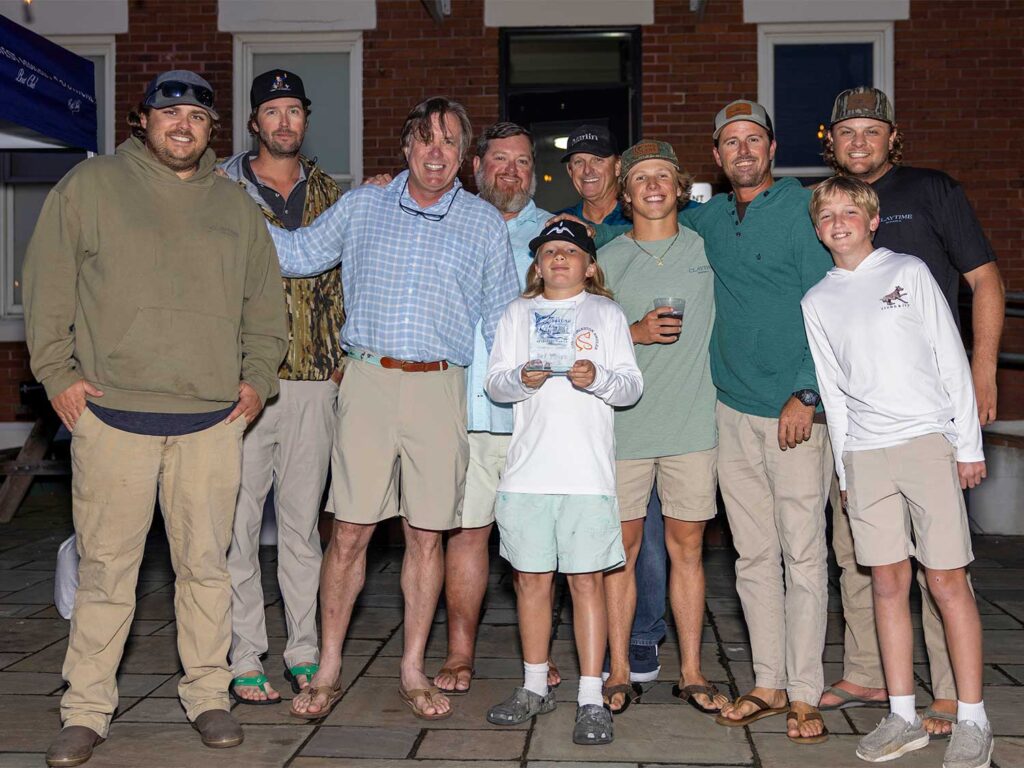 Team Claytime at the docks of the 2025 Charleston Billfish Invitational.