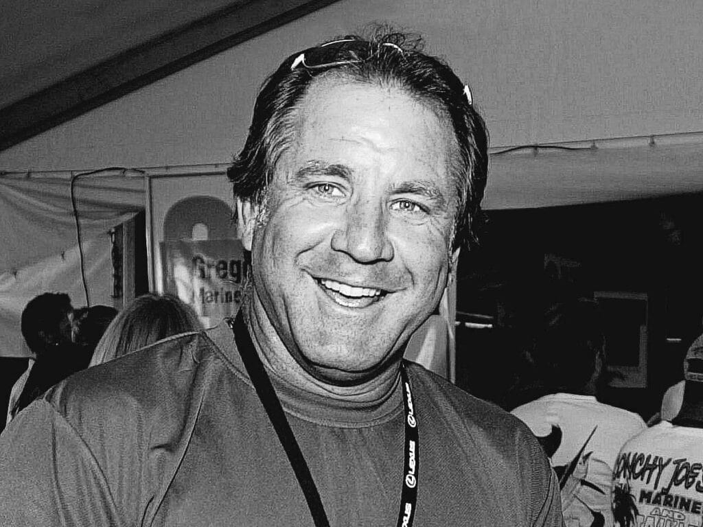 A black and white image of Rob Ruwitch