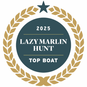 2025 Lazy Marlin Hunt Top Boat Badge
