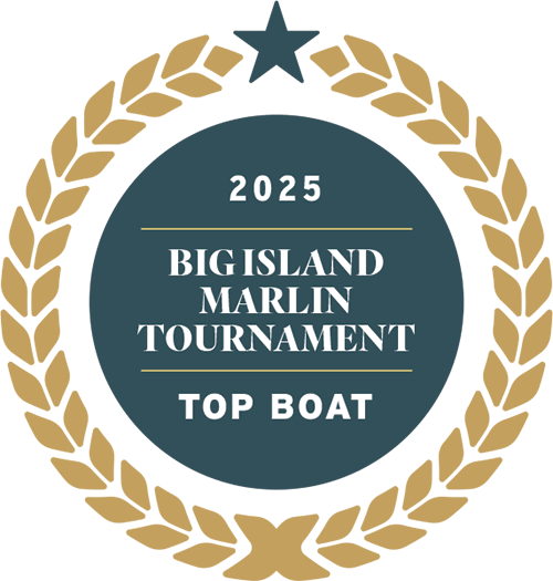 2025 Big Island Marlin Tournament Top Boat Badge