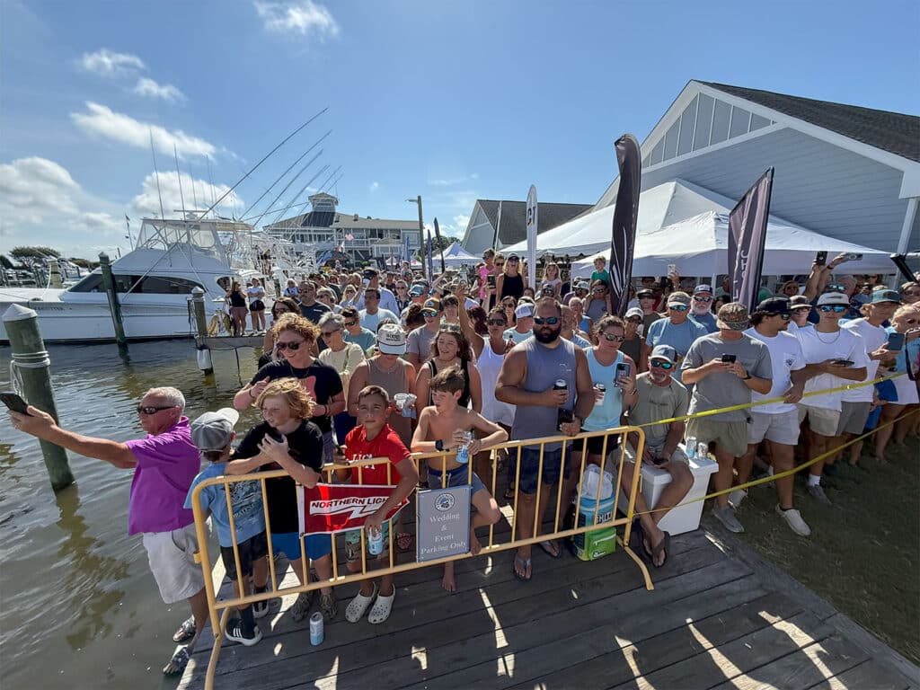 The crowd at the 2025 Pirates Cove Billfish Tournament.