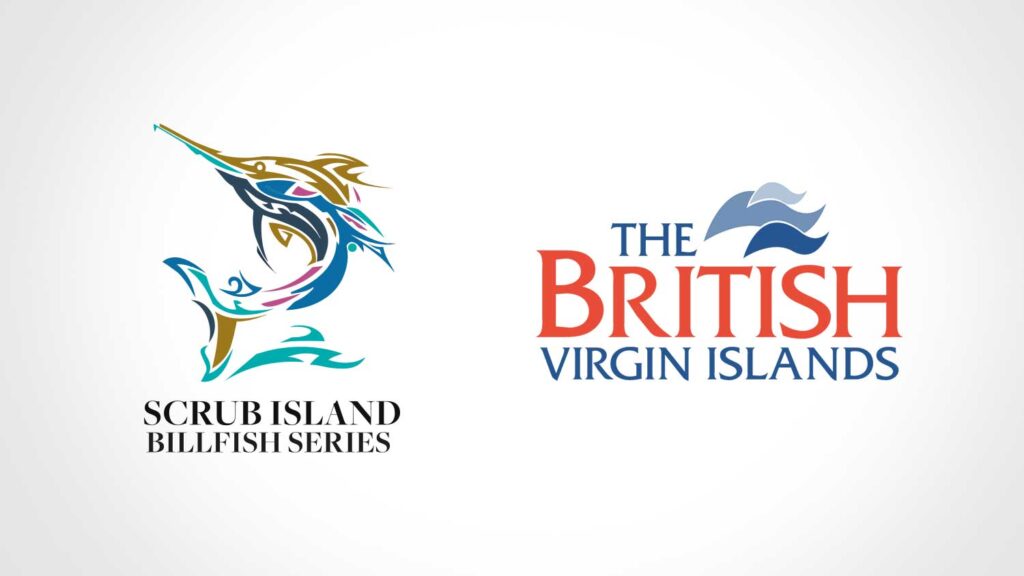 Scrub Island Billfish Series logo and the British Virgin Islands Tourism logo