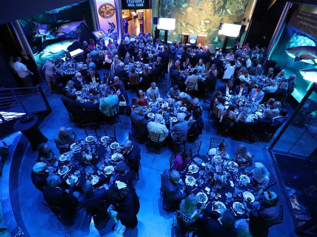 View of the IGFA Hall of Fame ceremony.