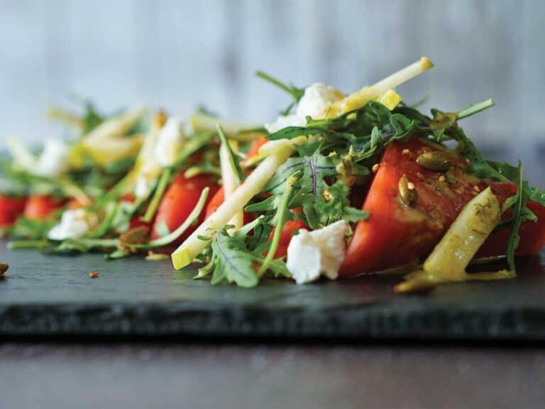 Grilled Watermelon and Green Apple Salad