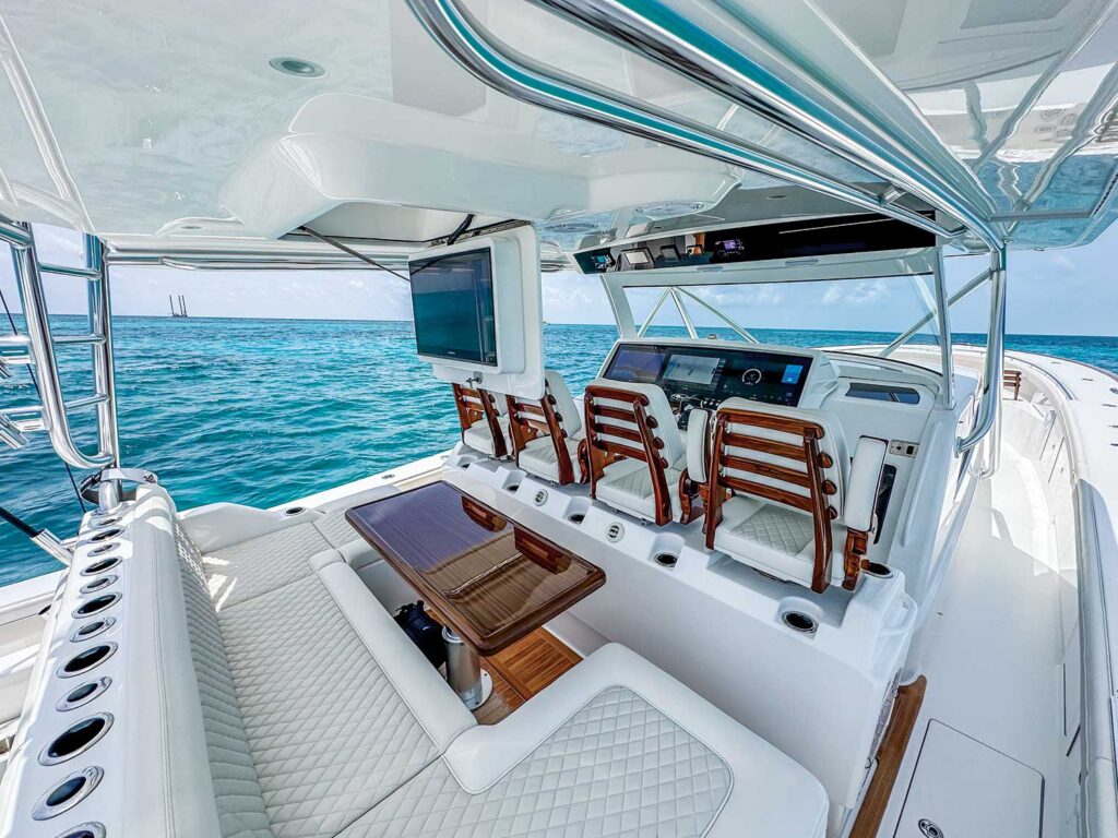 Valhalla Boatworks 55 Center console bridge