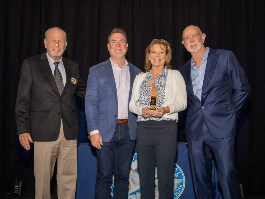 Capt. Billy Borer at the 2025 IGFA Tommy Gifford Awards.