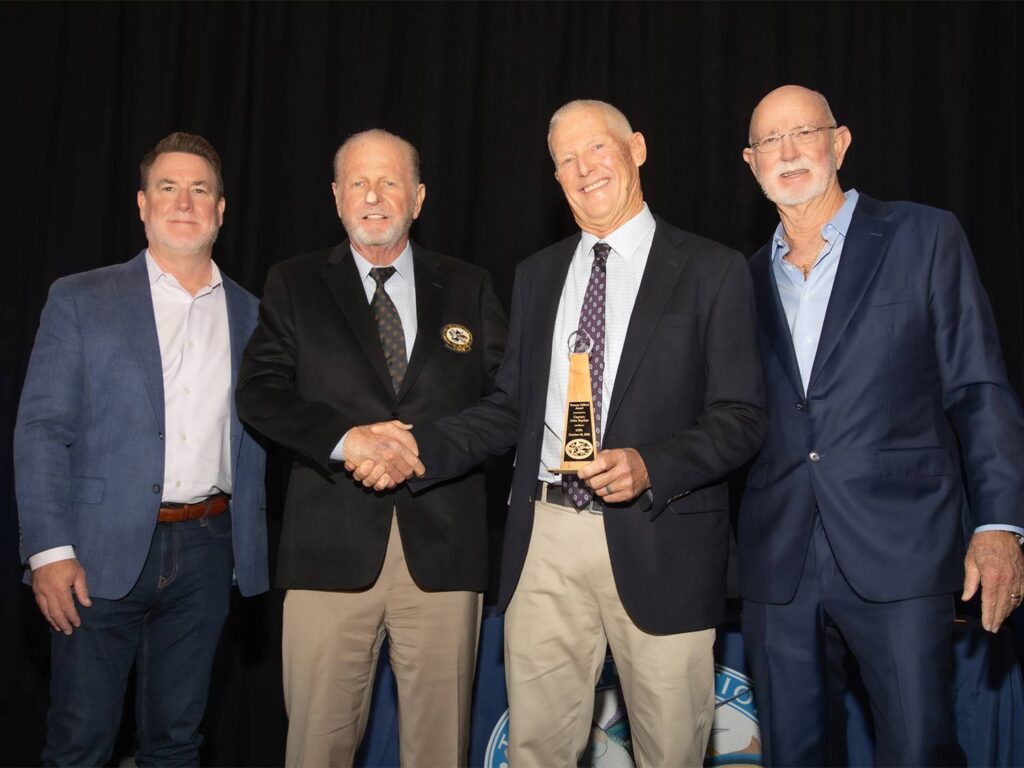 Capt. John Bayliss at the 2025 IGFA Tommy Gifford Awards.