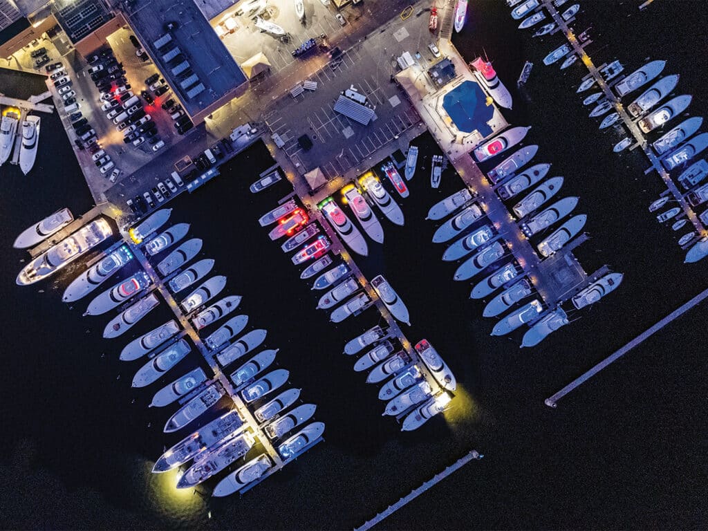 Aerial view of Mississippi Gulf Coast Big Game Classic