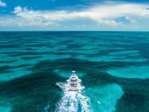Aerial view of the Bahamas