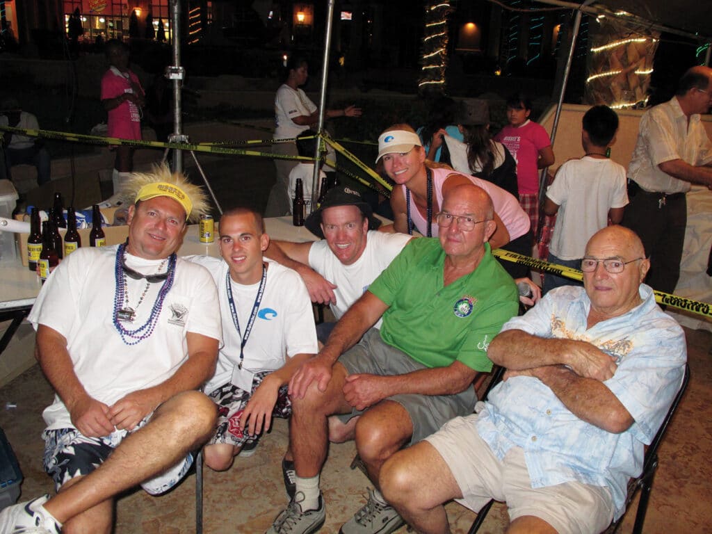 Attendees of the Bisbee's Black & Blue party