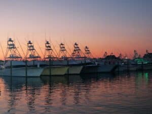 Boats in a marina at the MidAtlantic.