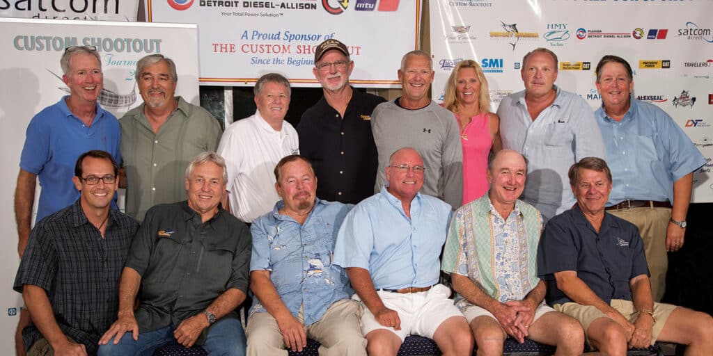 A crew of boatbuilders and captains at Skip's Tournaments