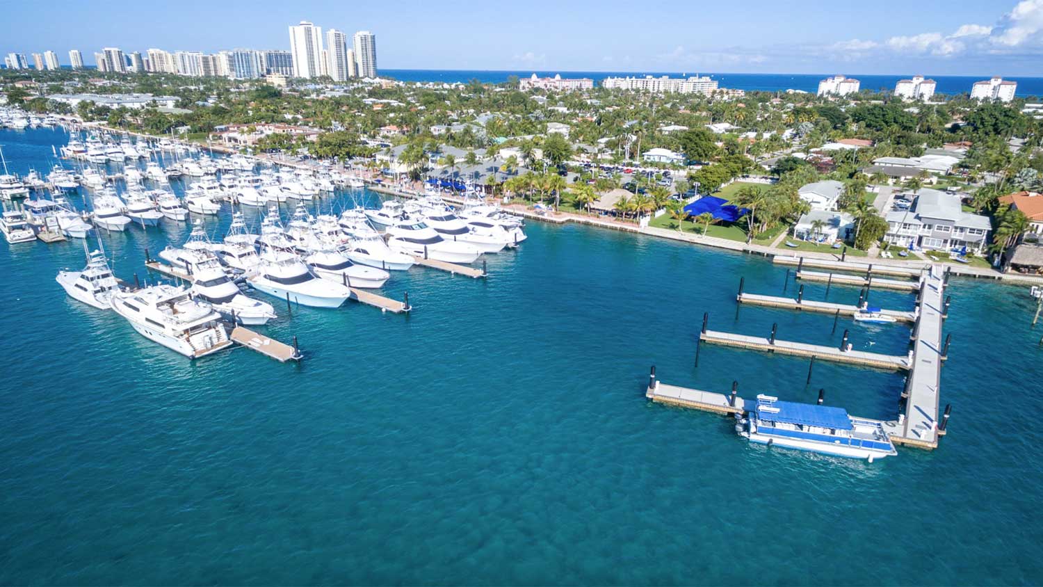 Sailfish Marina aerial view