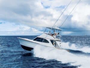 The Rybovich 42 sport-fishing boat.