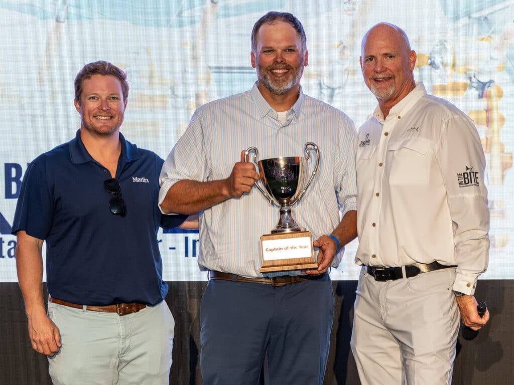 Capt Brent Gaskill at the 2026 Marlin Awards Ceremony