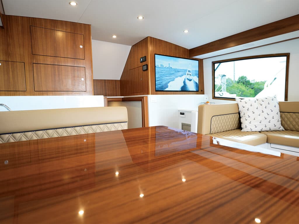 Release 46 Boatworks salon.