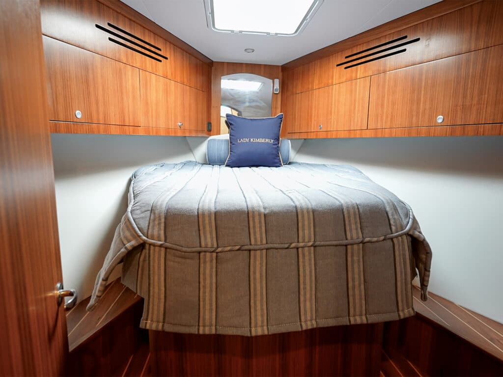 Release 46 Boatworks stateroom.