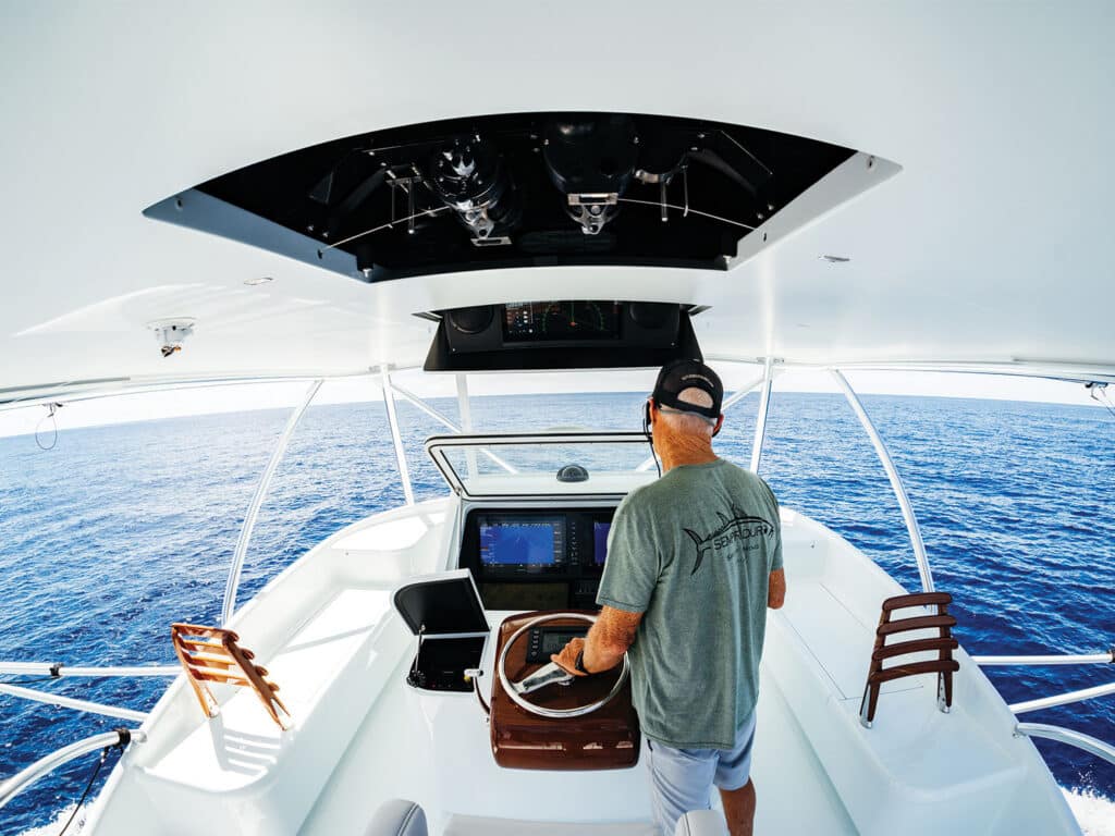 Bridge of the Bayliss Boatworks 64, Tarheel.