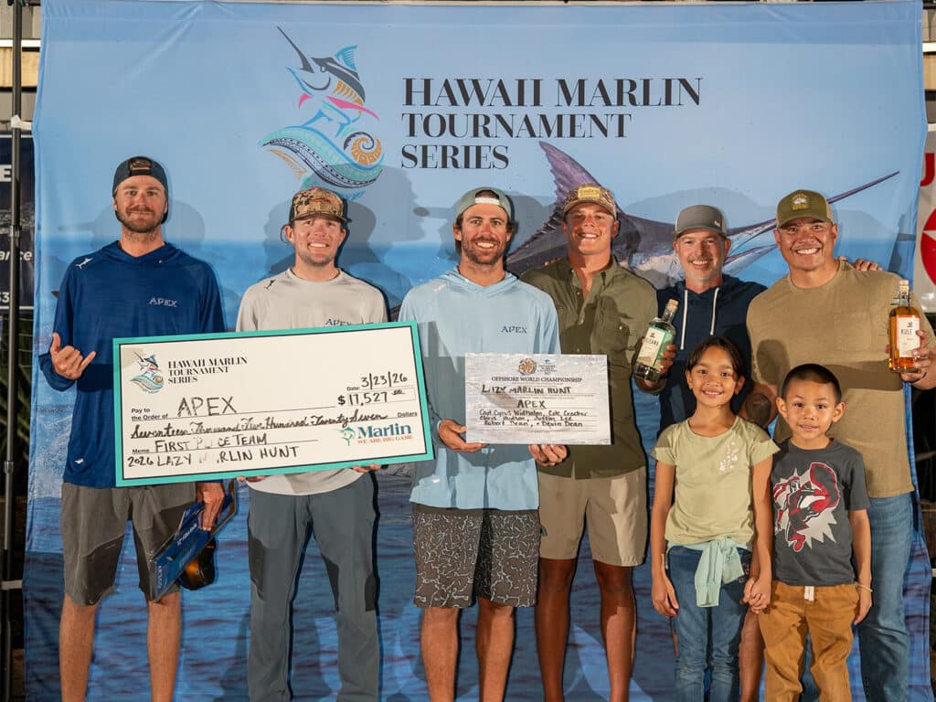 Team Apex at the 2026 Hawaii Marlin Tournament Series