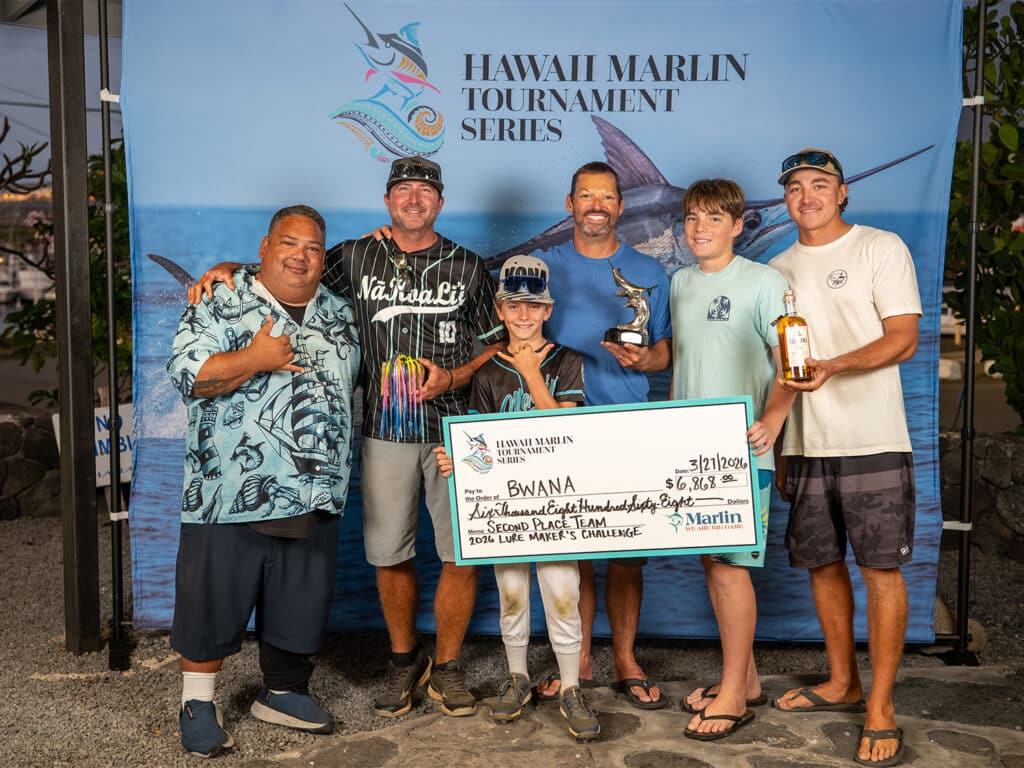 Team B'wana at the 2026 Hawaii Marlin Tournament Series