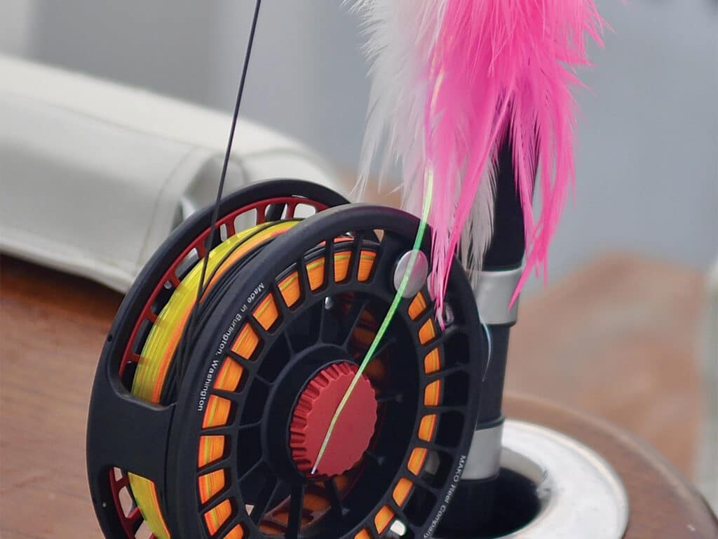 Fly reel detail