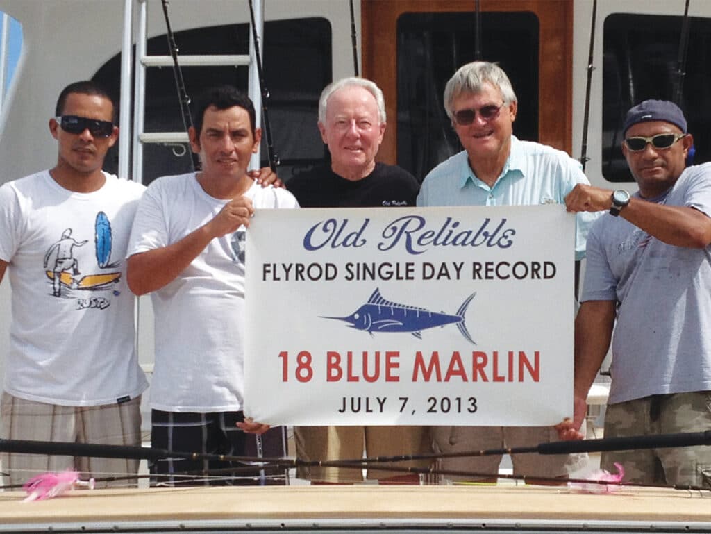 Old Reliable Blue Marlin Fly Fishing Day Record