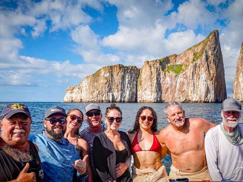 Galapagos islands expedition team