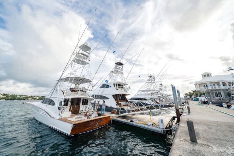 Bermuda Billfish Blast docks