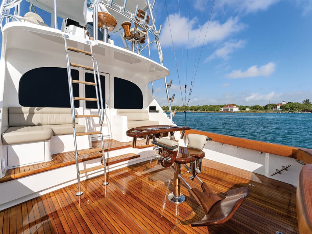 Cockpit of the Viking 50 Billfish
