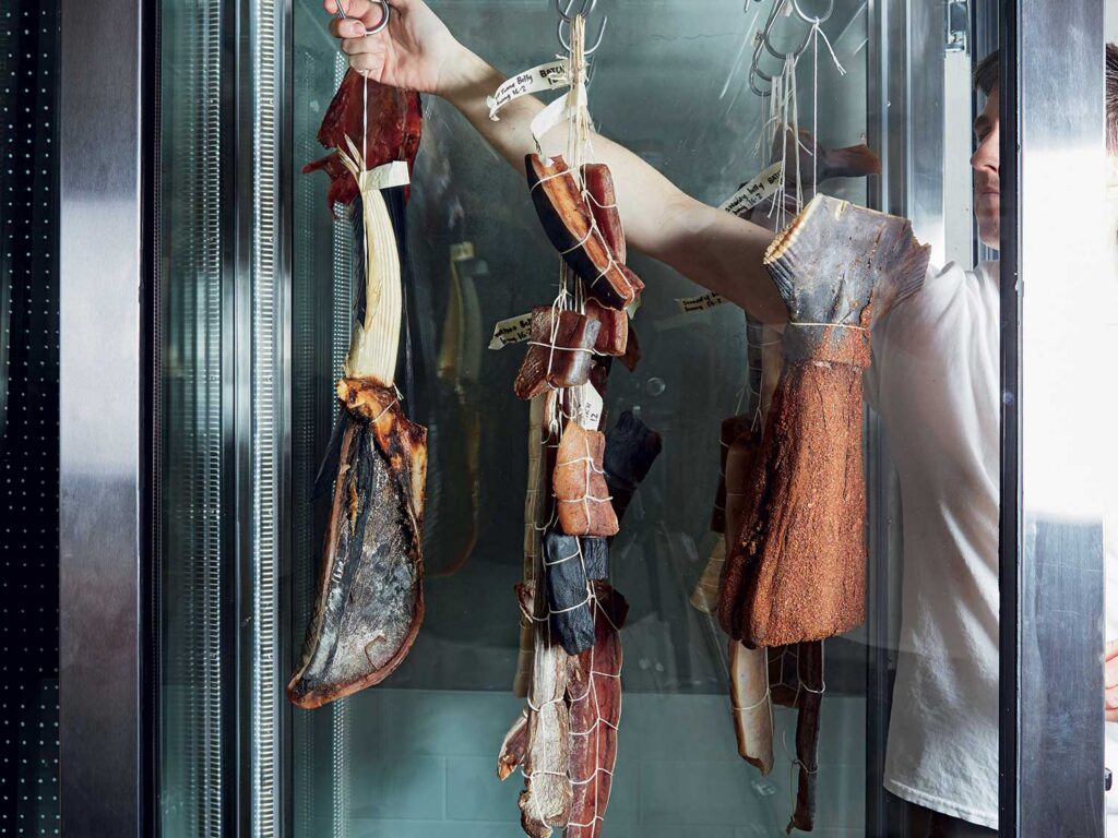 Stored fish prep.