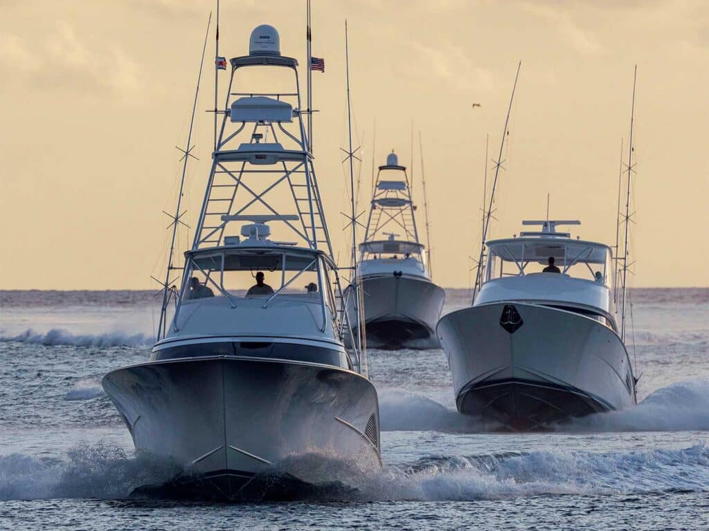 Sport-fishing boats.